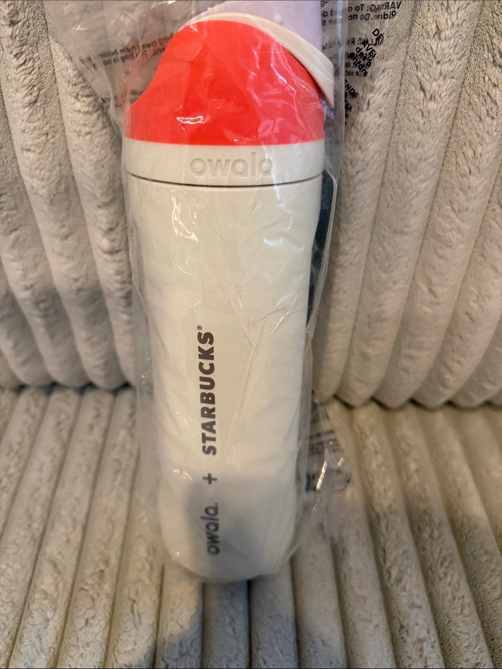 Starbucks x Owala White and Red Insulated Bottle